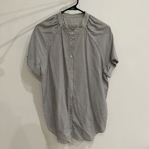 Rails button down striped blouse